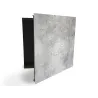 Glasdekor skříňka na klíče - textura světlý beton