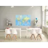 Magnetická nástěnka - detailní mapa světa