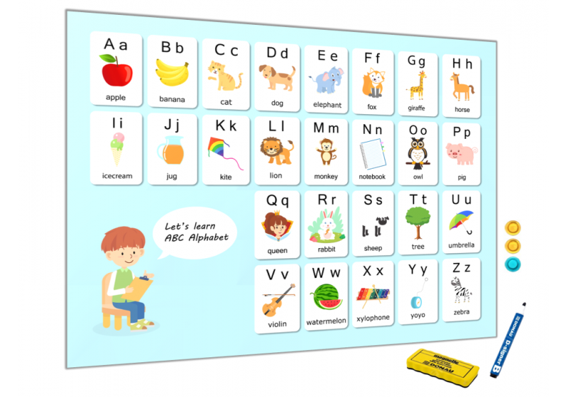 Výuková magnetická tabule - anglická abeceda pro nejmenší